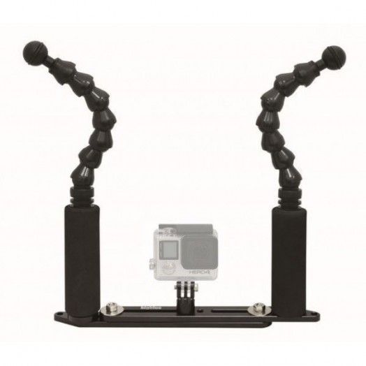 BIGBLUE - Support FlexiExtendGPTray: 7" Flexi Arm Extendable GoPro tray - Accessoires • Supports - Lampes de plongée - Atlantys