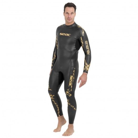 SEAC - Combinaison de nage Monopièce ENERGY Homme 2 mm - Combinaisons apnée & snorkeling - Triathlon • Apnée • Snorkeling -