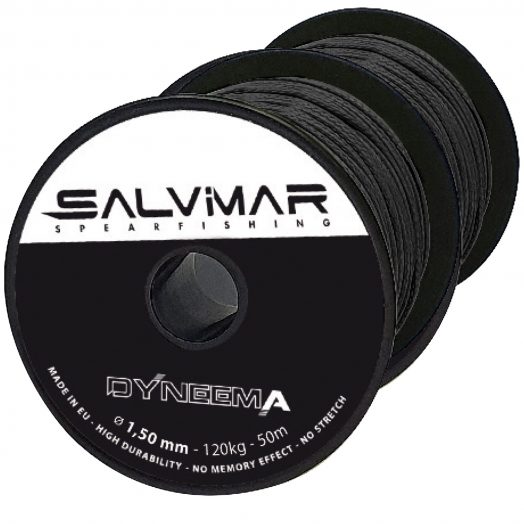 SALVIMAR - Fil DYNEEMA 1.5mm - 50m - 120kg - Noir