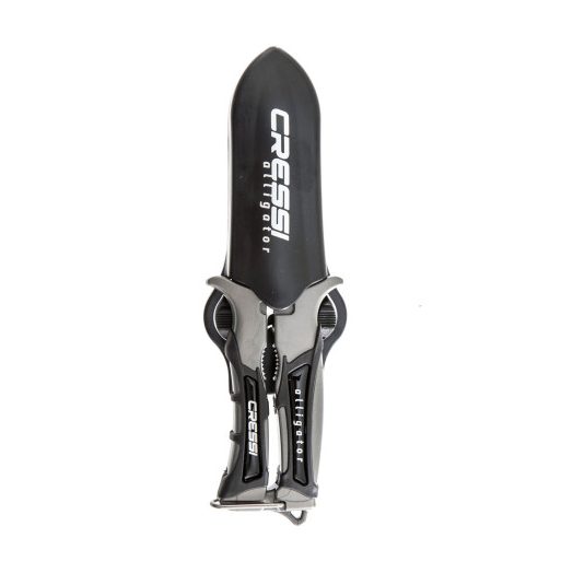 Couteau-ciseau très pratique pour tous les types d'opérations sous-marines.