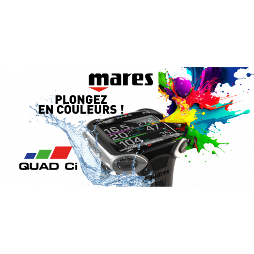 MARES - Ordinateur plongée QUAD CI